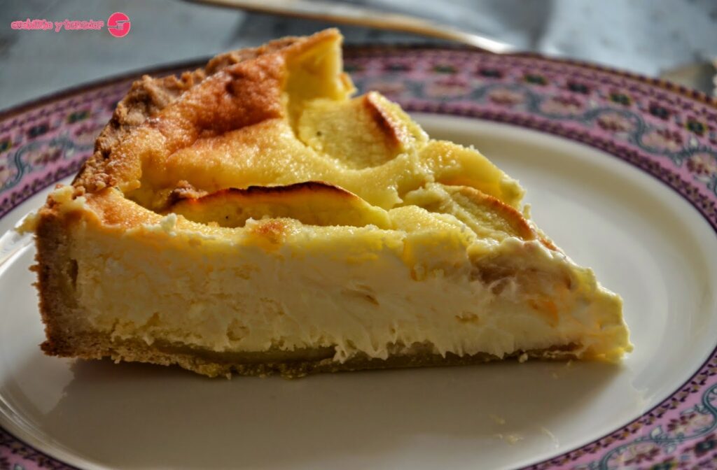torta de manzana y mascarpone