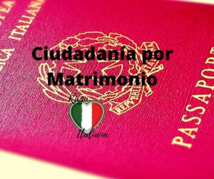 ciudadanía italiana por matrimonio