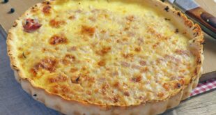 tarta de choclo, cebolla y queso