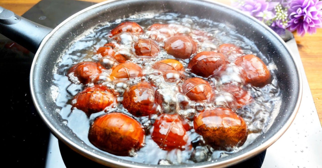 Si te encuentras a dieta, anímate a preparar esta receta ¡Tira las castañas en agua hirviendo Al estilo Japones
