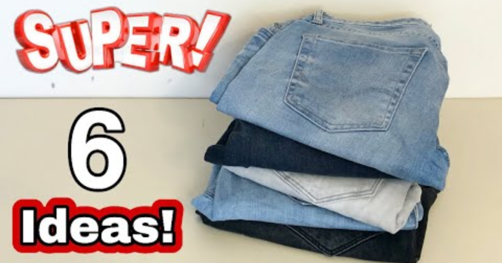 Si tienes vaqueros viejos y no sabes que hacer, aquí te traemos Que hacer con vaqueros viejos, o que estén muy gastados ¡6 ideas buenísimas!