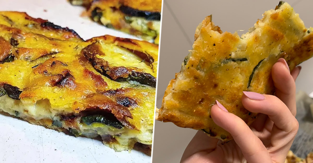 Si quieres preparar una comida deliciosa que tenga verduras con 4 calabacines y 1 huevo podrás preparar una exquisita focaccia de calabacín