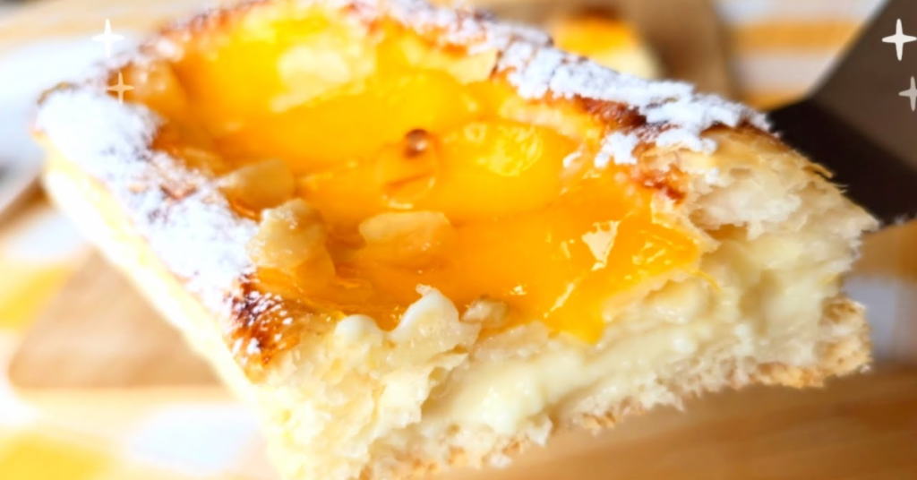Si quieres preparar un postre delicioso anímate a preparar este hojaldre relleno de crema pastelera ¡Ideal para los días calurosos!